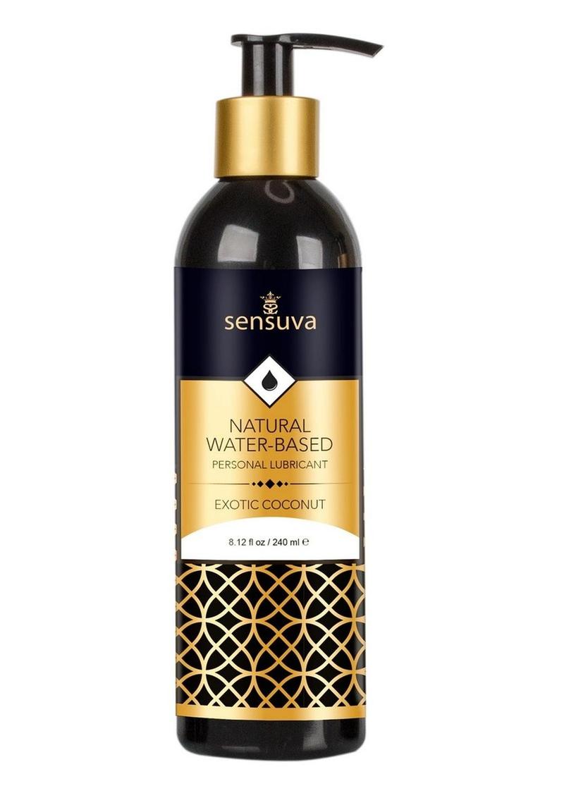 Sensuva Natural Water Based Exotic Coconut Flavored Lubricant