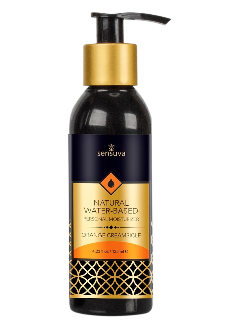 Sensuva Natural Water Based Orange Creamsicle Flavored Lubricant
