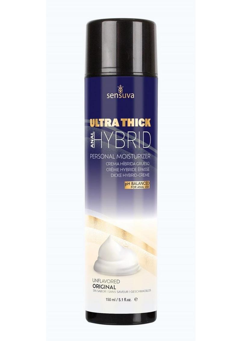 Sensuva Ultra-Thick Anal Hybrid Personal Moisturizer Lubricant High Ph Formula Original Unflavored