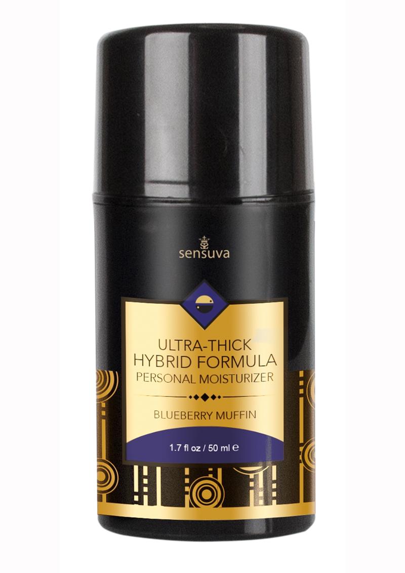 Sensuva Ultra Thick Hybrid Personal Moisturizer Blueberry Muffin Flavored Lubricant