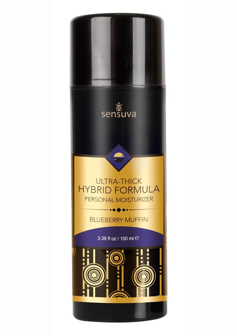 Sensuva Ultra Thick Hybrid Personal Moisturizer Blueberry Muffin Flavored Lubricant