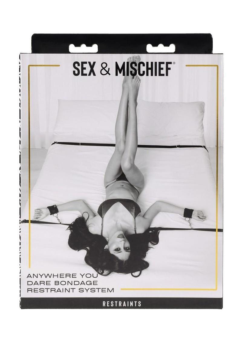 Sex and Mischief Anywhere You Dare Bondage Restraint System