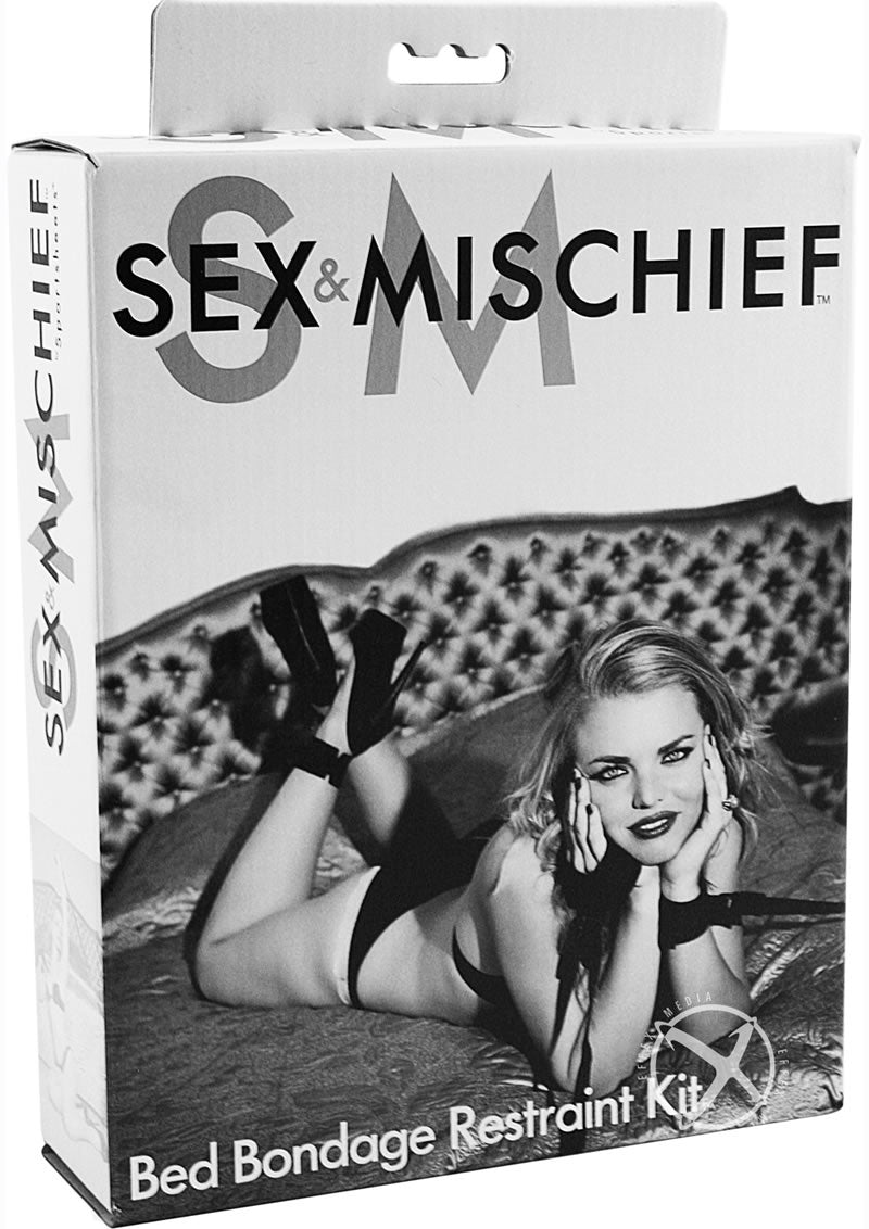 Sex and Mischief Bed Bondage Restraint Kit