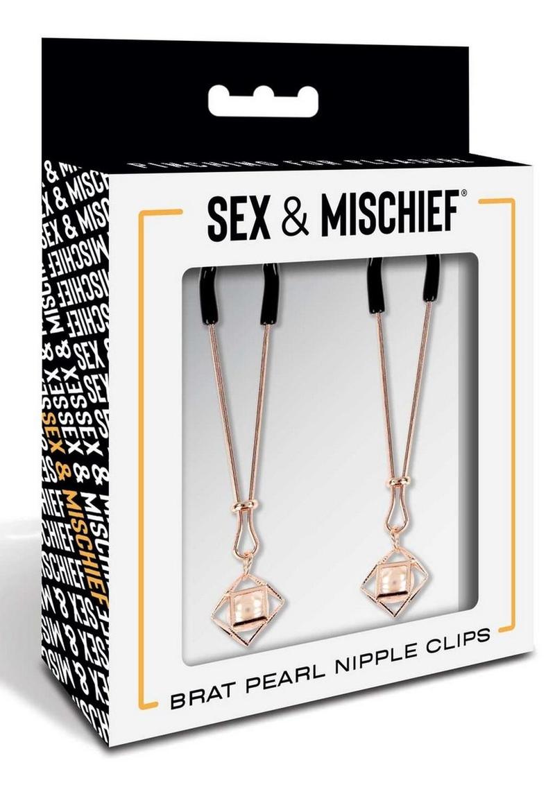 Sex and Mischief Brat Pearl Nipple Jewelry