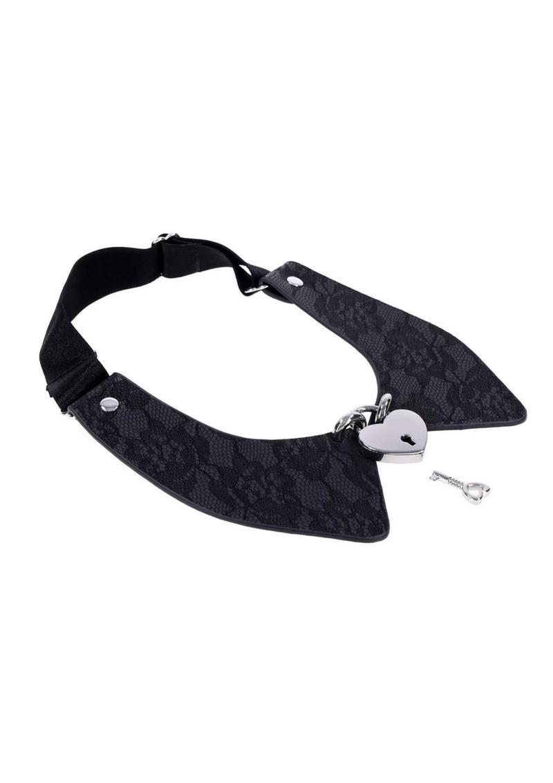 Sex and Mischief Heartbound Lace Day Collar