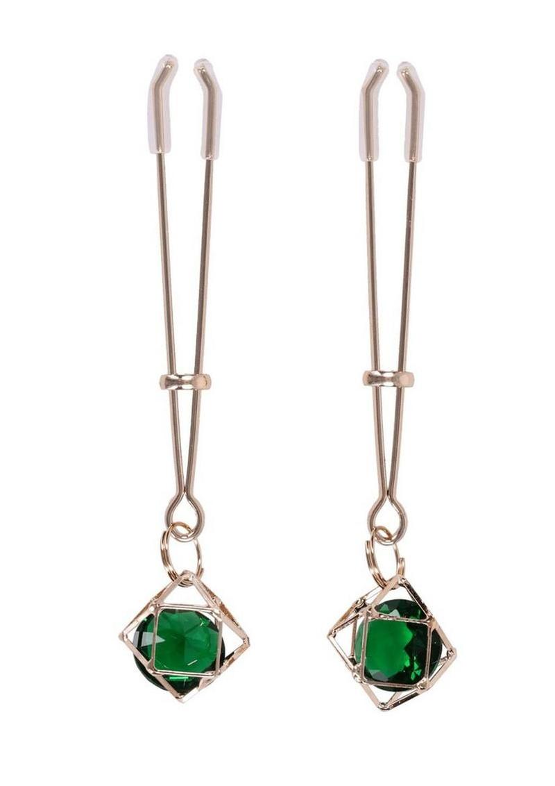 Sex and Mischief Indica Crystal Nipple Clips