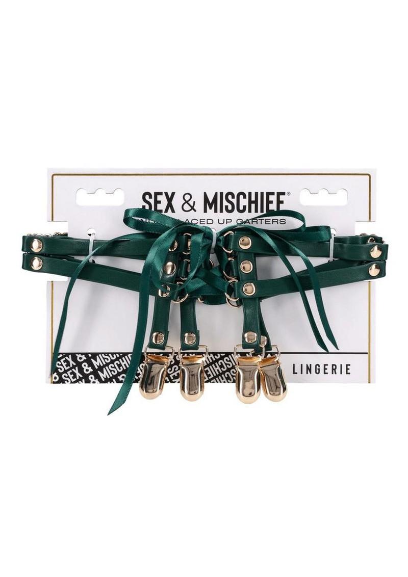 Sex and Mischief Indica Laced Up Garter