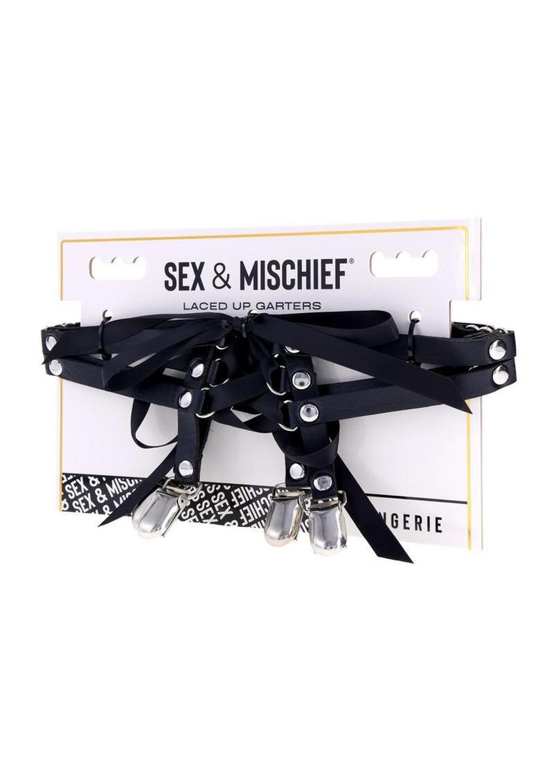Sex and Mischief Laced Up Garters