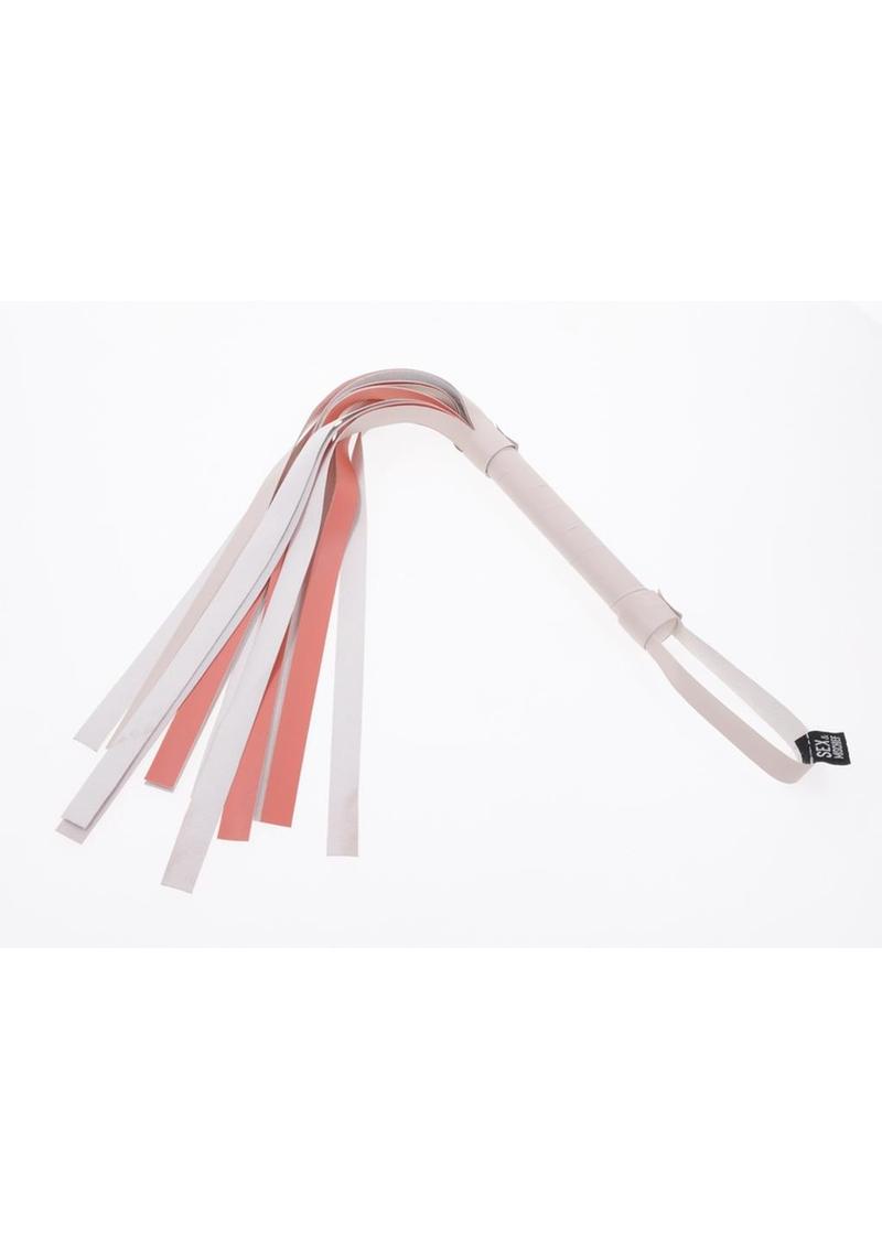 Sex and Mischief Peaches N Creame Stripe Flogger