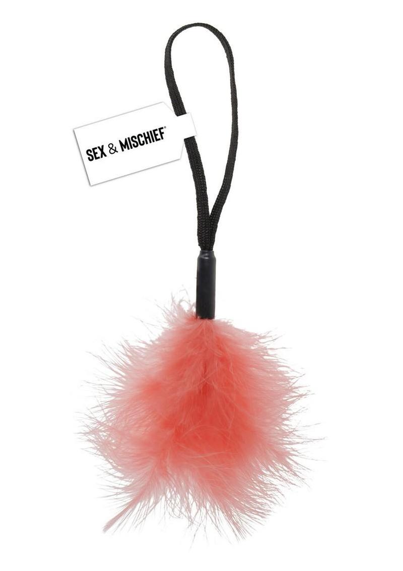 Sex and Mischief Peaches N Creame Wrist Feather Tickler