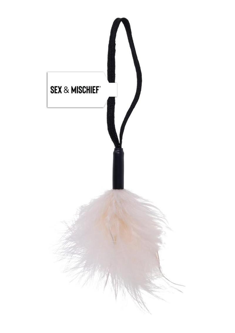 Sex and Mischief Peaches N Creame Wrist Feather Tickler