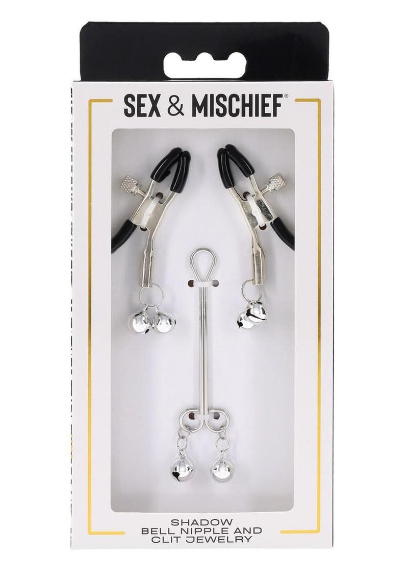 Sex and Mischief Shadow Bell Nipple Clit Jewelry