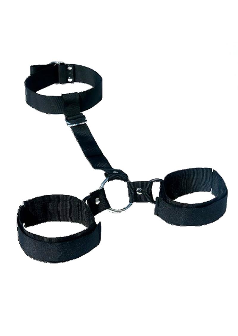 Sex and Mischief Shadow Neck and Wrist Restraint