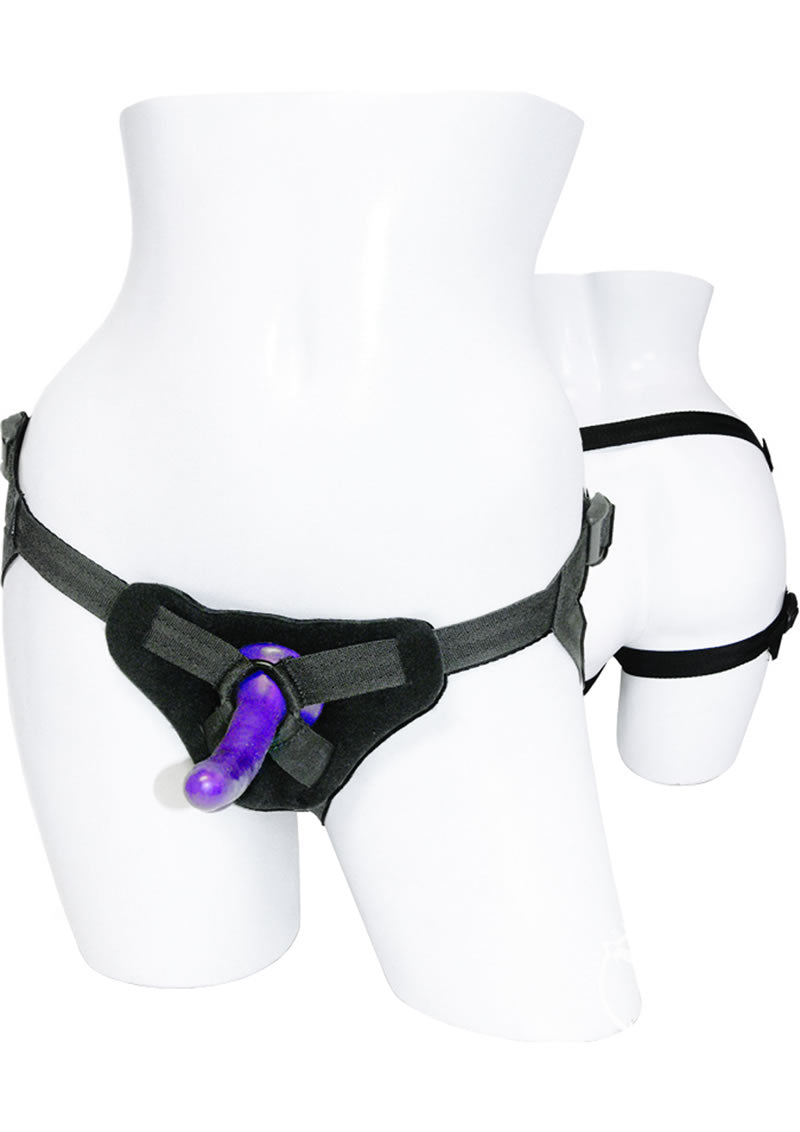 Sex and Mischief Strap-On and Silicone Dildo Kit