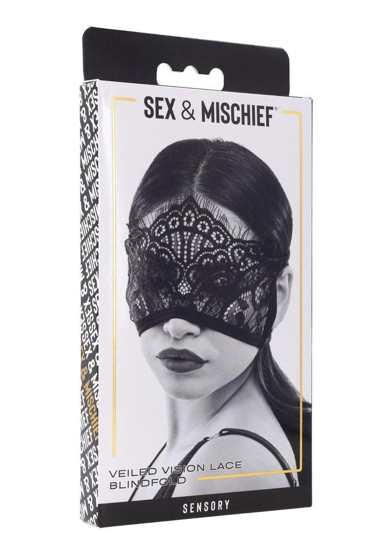 Sex and Mischief Veiled Vision Lace Blindfold