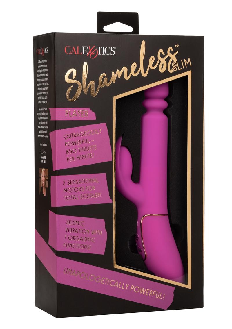 Shameless Slim Player Silicone Rechargeable Rabbit Vibrator