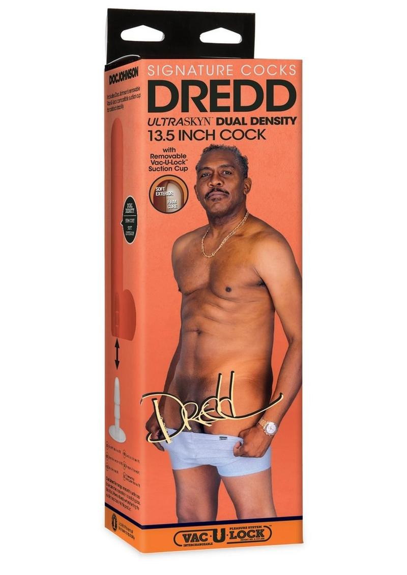 Signature Cocks Ultraskyn Dredd Dildo with Removable Suction Cup