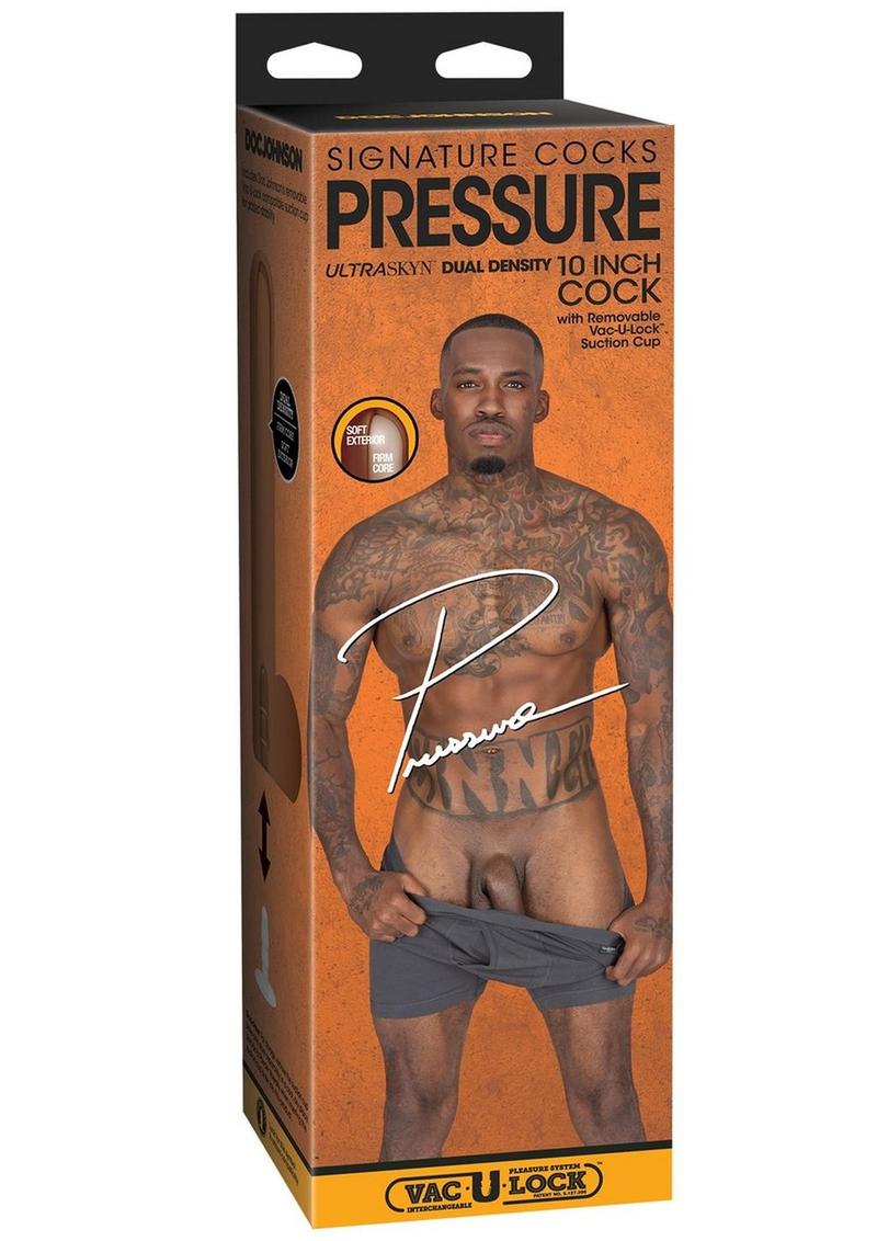 Signature Cocks Ultraskyn Pressure Dildo with Removable Suction Cup