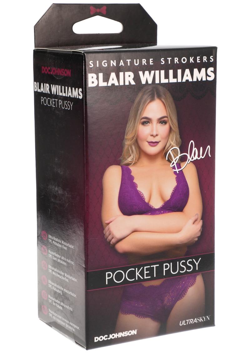 Signature Strokers Blair Williams Ultraskyn Pocket Masturbator - Pussy