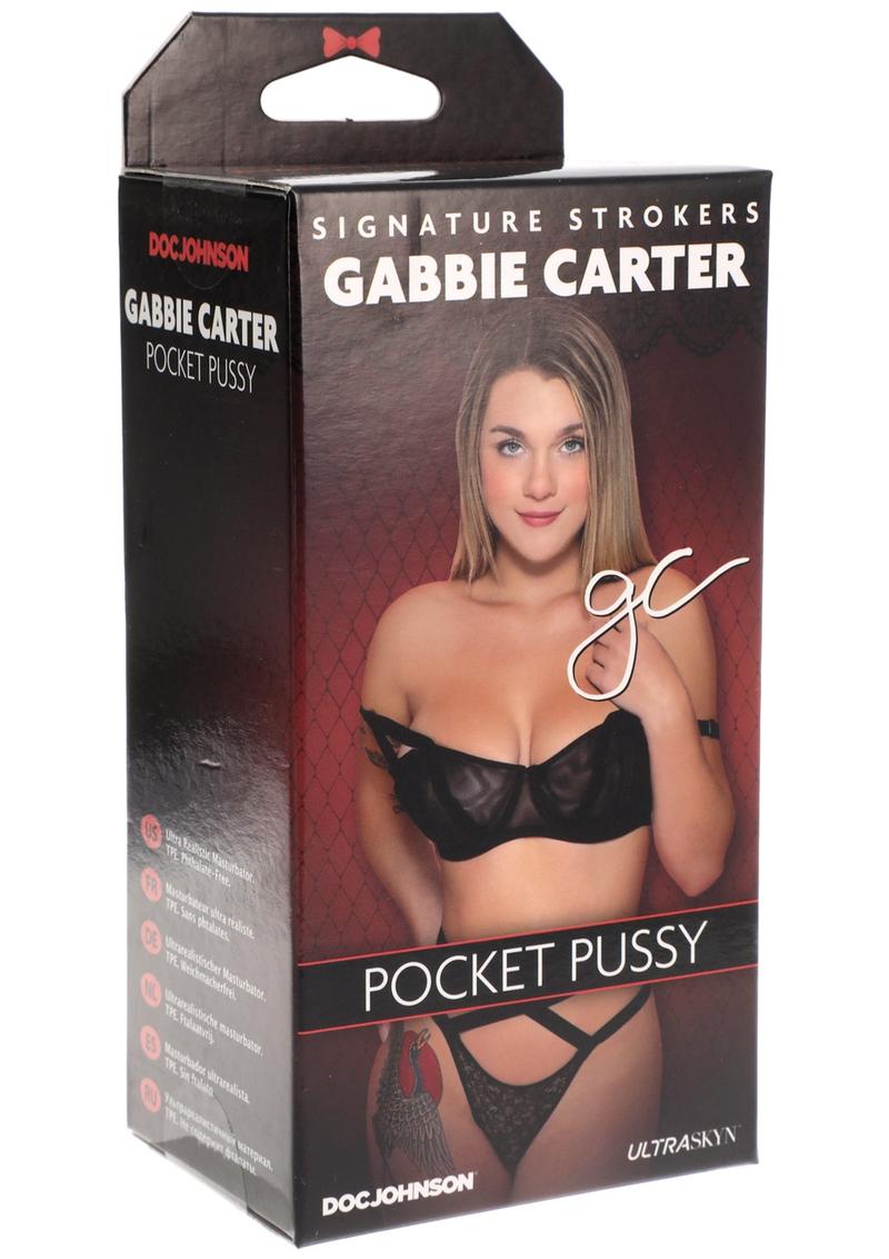 Signature Strokers Gabbie Carter Ultraskyn Pocket Masturbator - Pussy