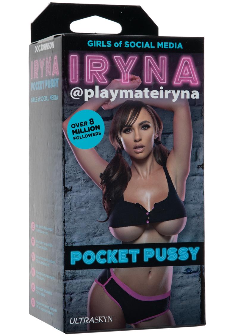 Signature Strokers Girls Of Social Media Iryna @Playmateiryna Ultraskyn Pocket Masturbator - Pussy