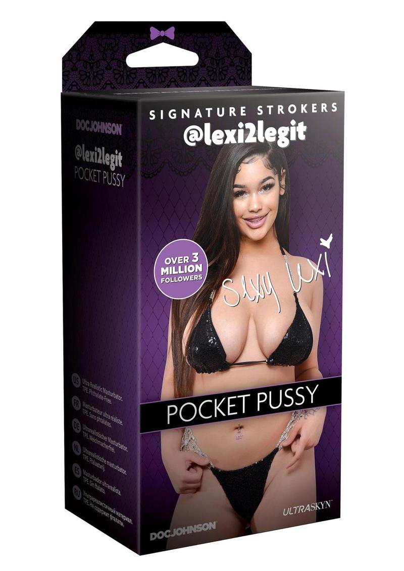 Signature Strokers Girls Of Social Media @Lexi2legit Pocket Masturbator - Pussy