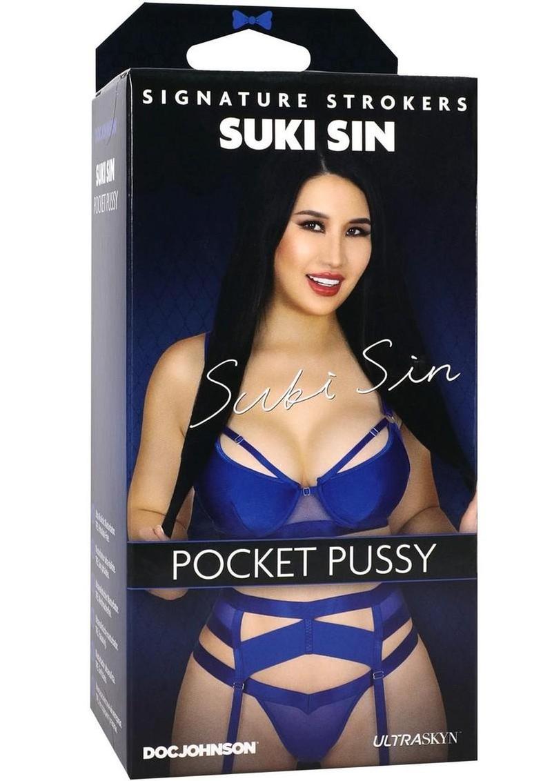 Signature Strokers Suki Sin Ultraskyn Pocket Masturbator - Pussy
