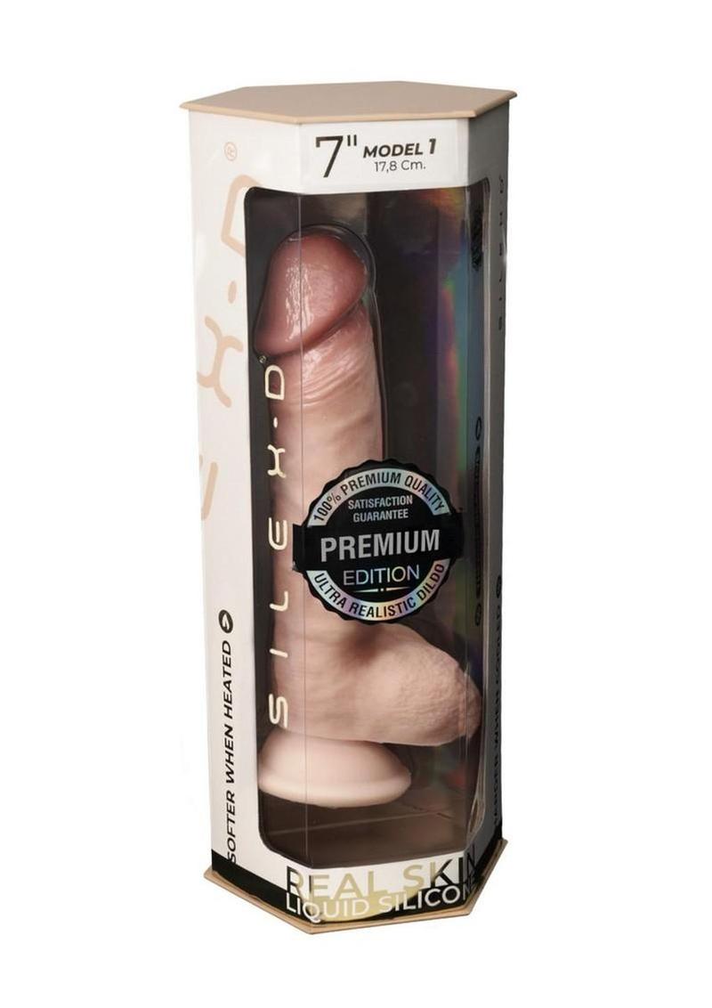 Silex-D Premium Real Skin Model 1 Silicone Dildo