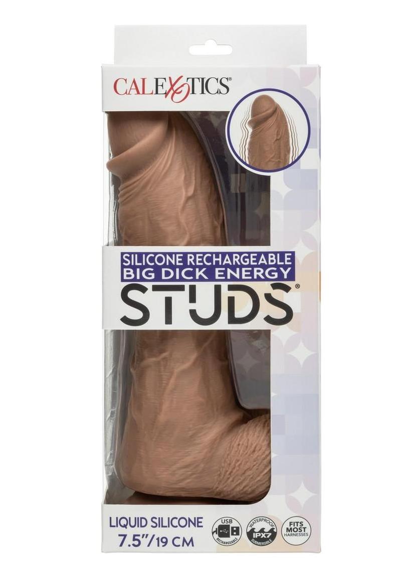 Silicone Stud Big Dick Energy Rechargeable Silicone Vibrating Dildo