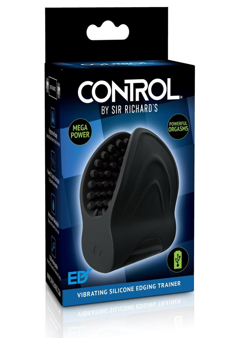 Sir Richard's Control Vibrating Silicone Edger Trainer Masturbator Rechargeable