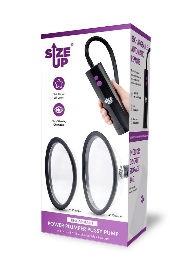 Size Up Rechargeable Pussy Pump Two Chambers