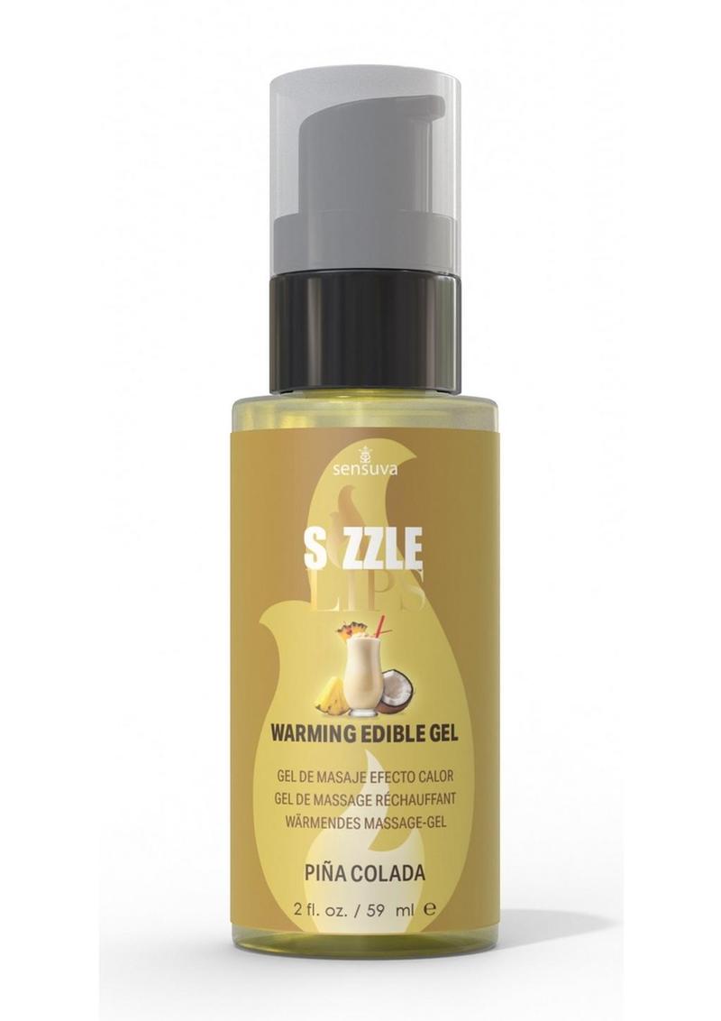 Sizzle Lips Warming Edible Gel Pina Colada