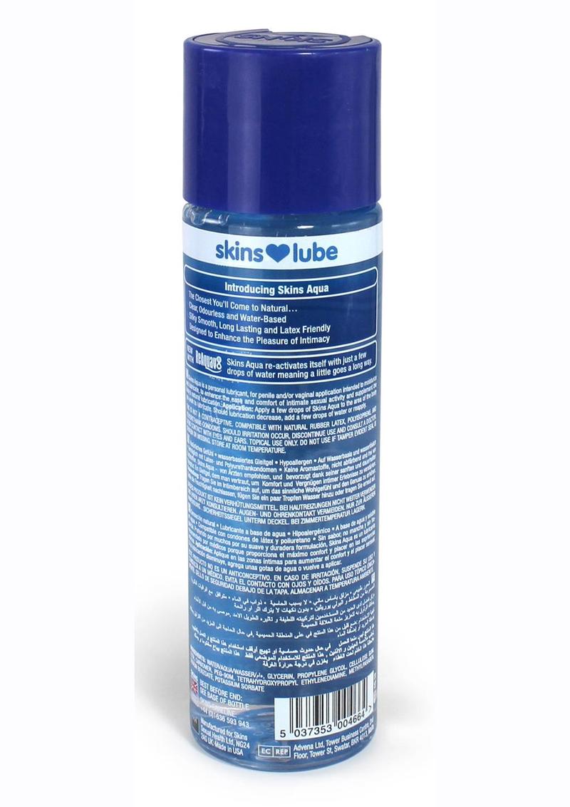 Skins Aqua Water Based Lubricant