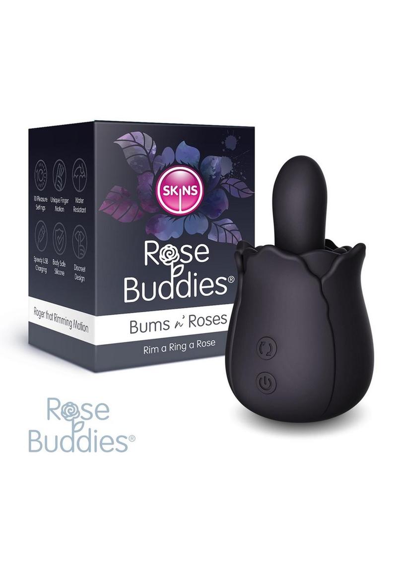 Skins Rose Buddies Bums N Roses Rechargeable Silicone Vibrator