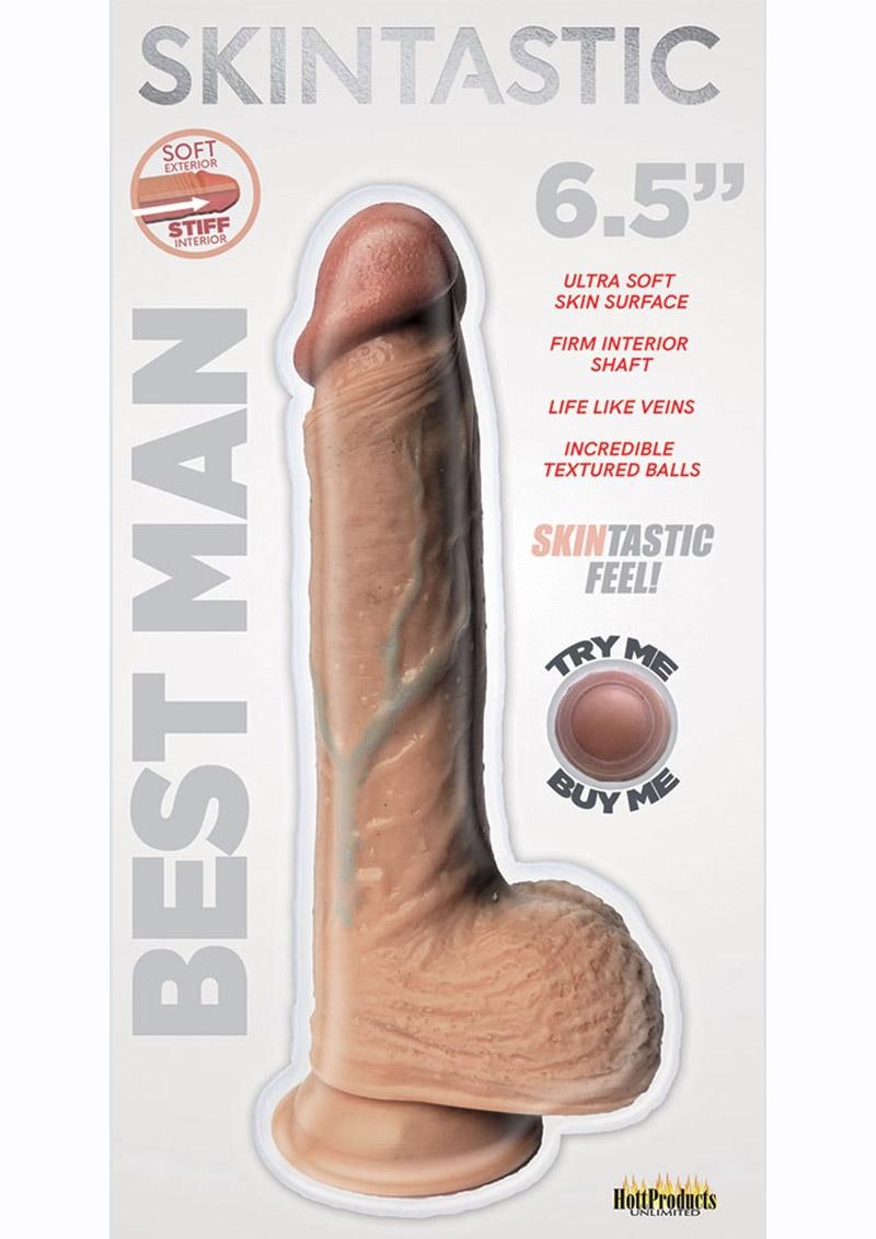 Skintastic So Vein Realistic Dildo with Balls Waterproof