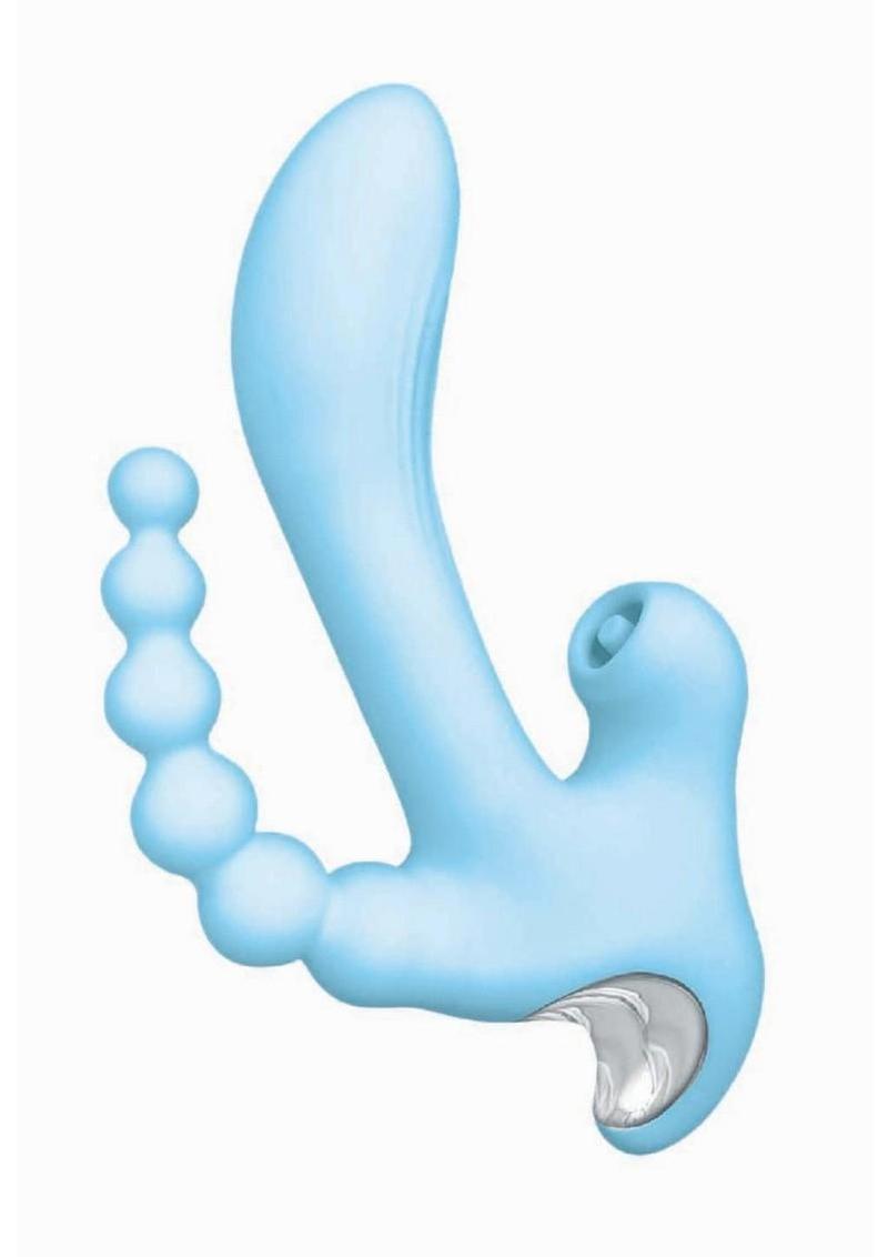 Sky Cirrus Three Way Rechargeable Silicone Vibrator