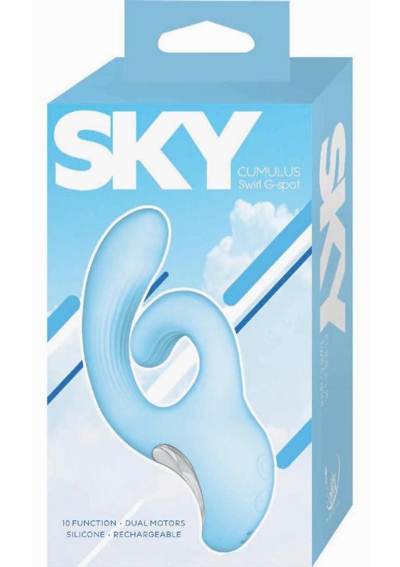Sky Cumulus Swirl G-Spot Rechargeable Silicone