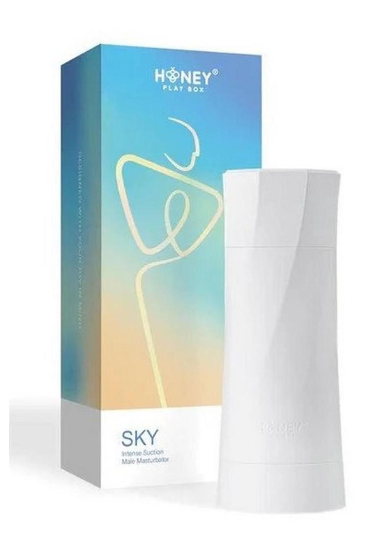 Sky Intense Suction and Vibration Rechargeable Blowjob Machine