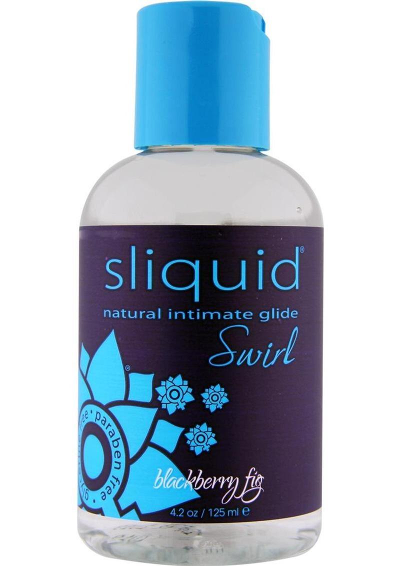Sliquid Naturals Swirl Water Based Flavored Lubricant Blackberry Fig