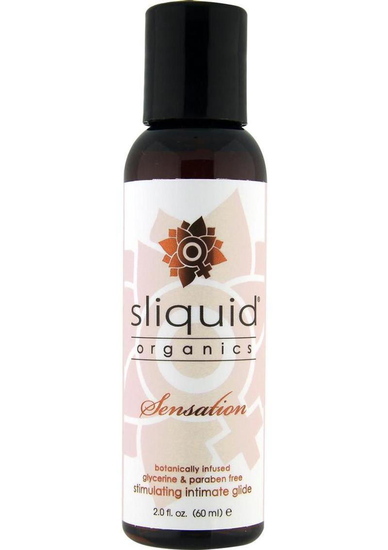 Sliquid Organics Sensations Botanically Infused Stimulating Intimate Glide Lubricant