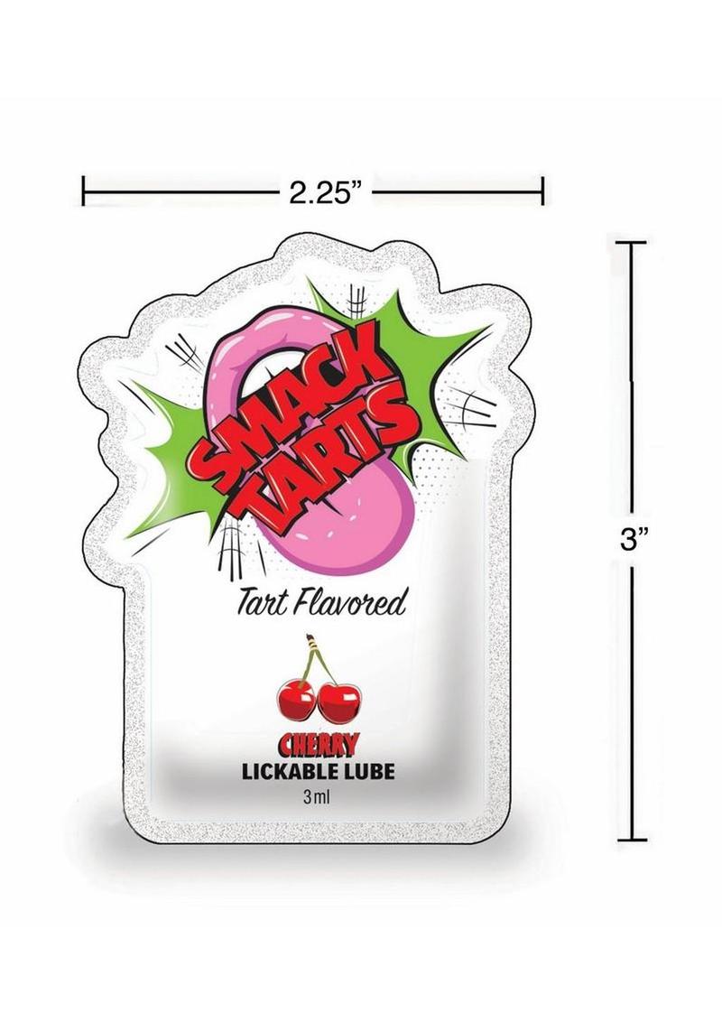 Smack Tarts Lickable Lube 3ml Pouch (Case Of 48) - Sour