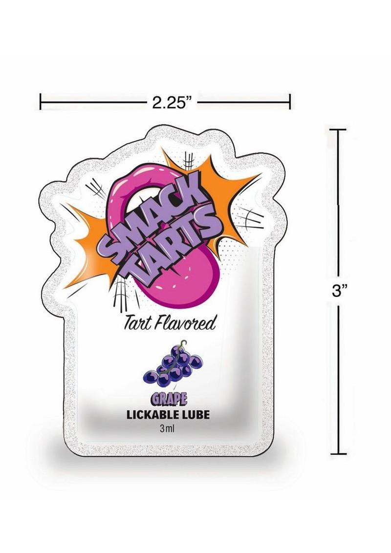 Smack Tarts Lickable Lube 3ml Pouch (Case Of 48) - Sour