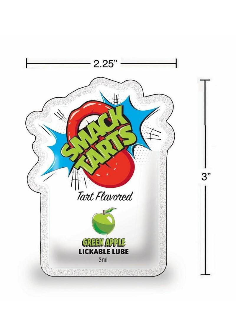 Smack Tarts Lickable Lube 3ml Pouch (Case Of 48) - Sour