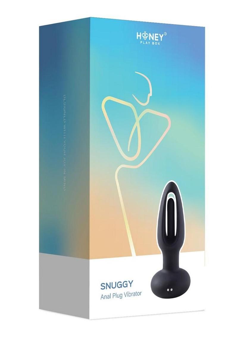 Snuggy Tapping Rechargeable Silicone Prostate Massager Butt Plug Anal Vibrator