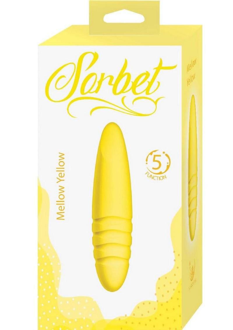 Sorbet Mellow Yellow Rechargeable Silicone Bullet Vibrator