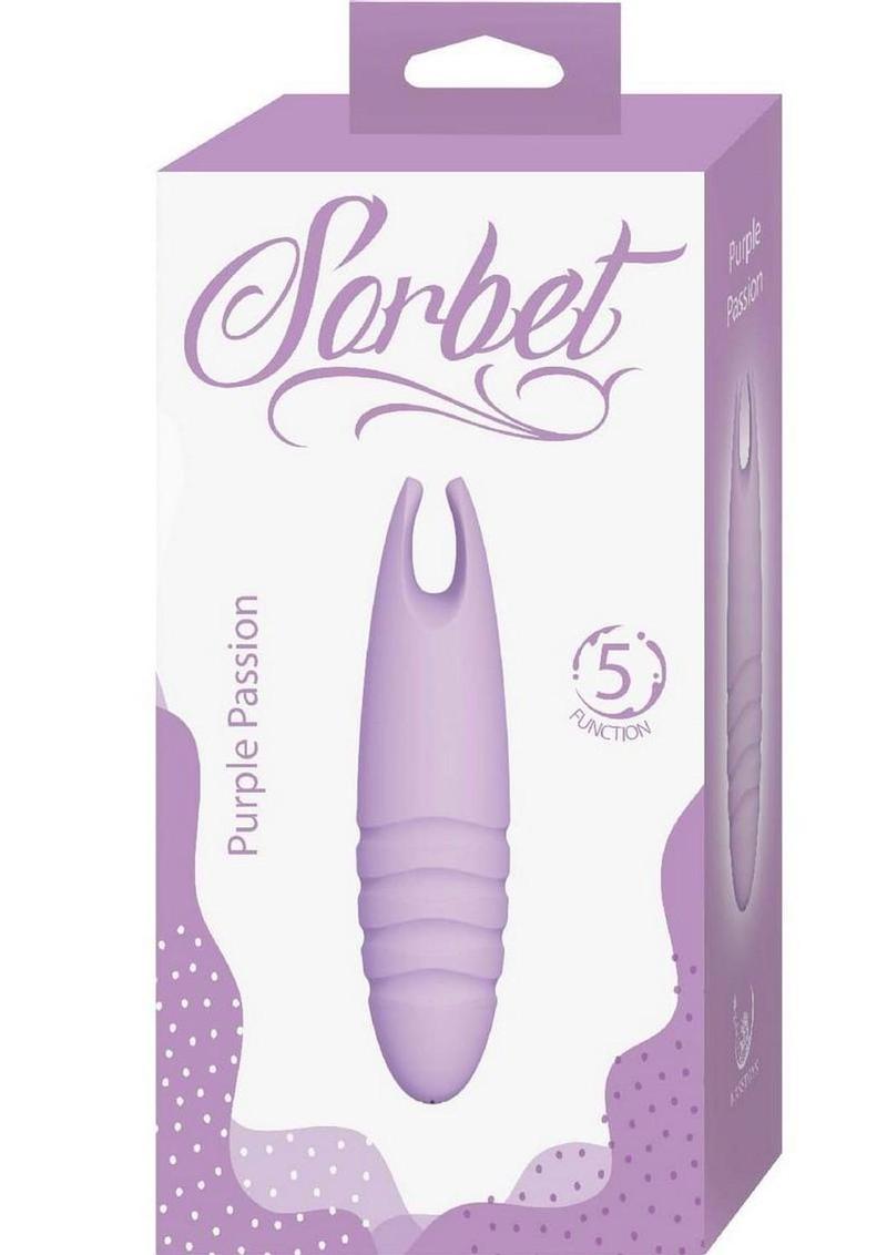 Sorbet Purple Passion Rechargeable Silicone Bullet Vibrator
