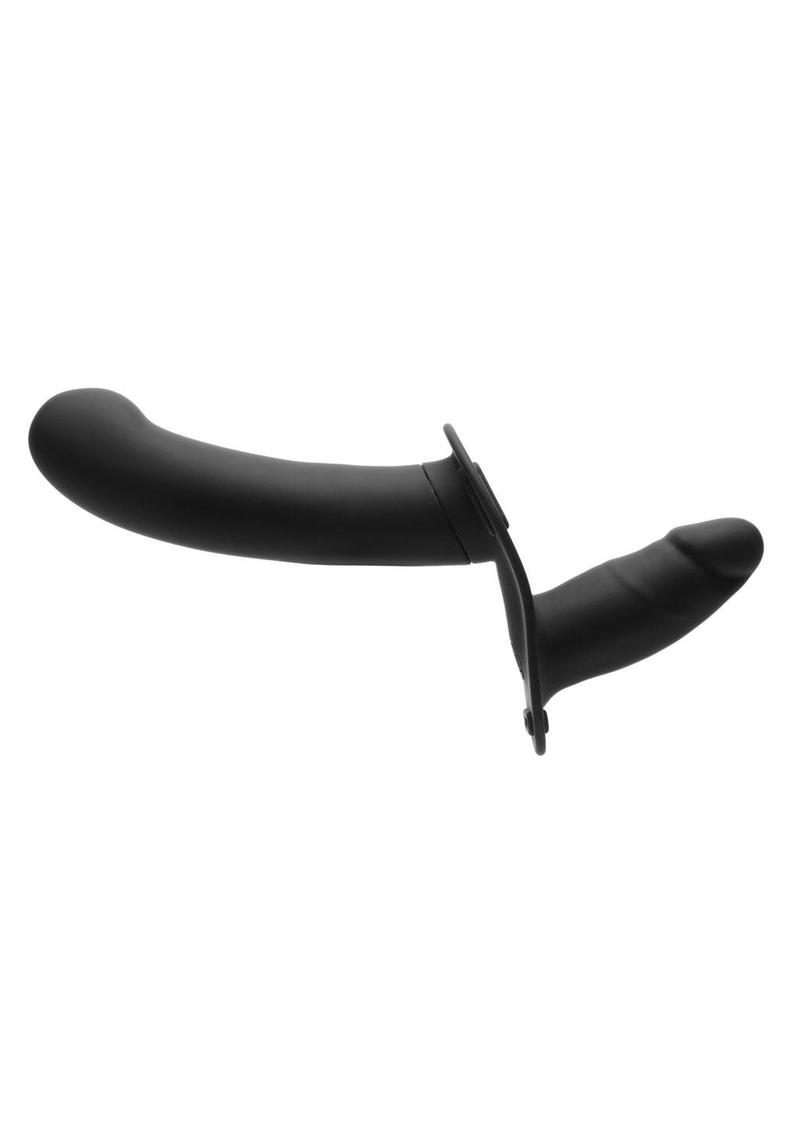 Strap U 28x Rechargeable Silicone 28x Double Dildo with Harness and Remote Control