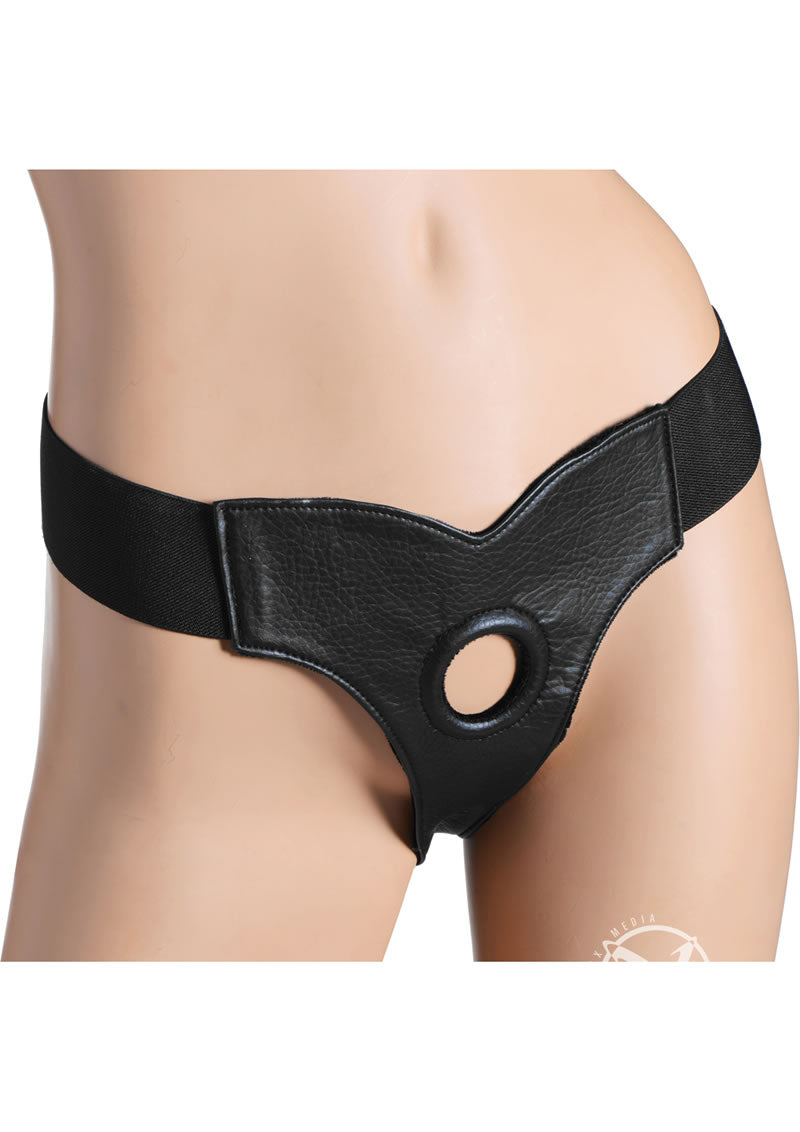 Strap U Bella Velvet-Lined Elastic Strap-On Harness