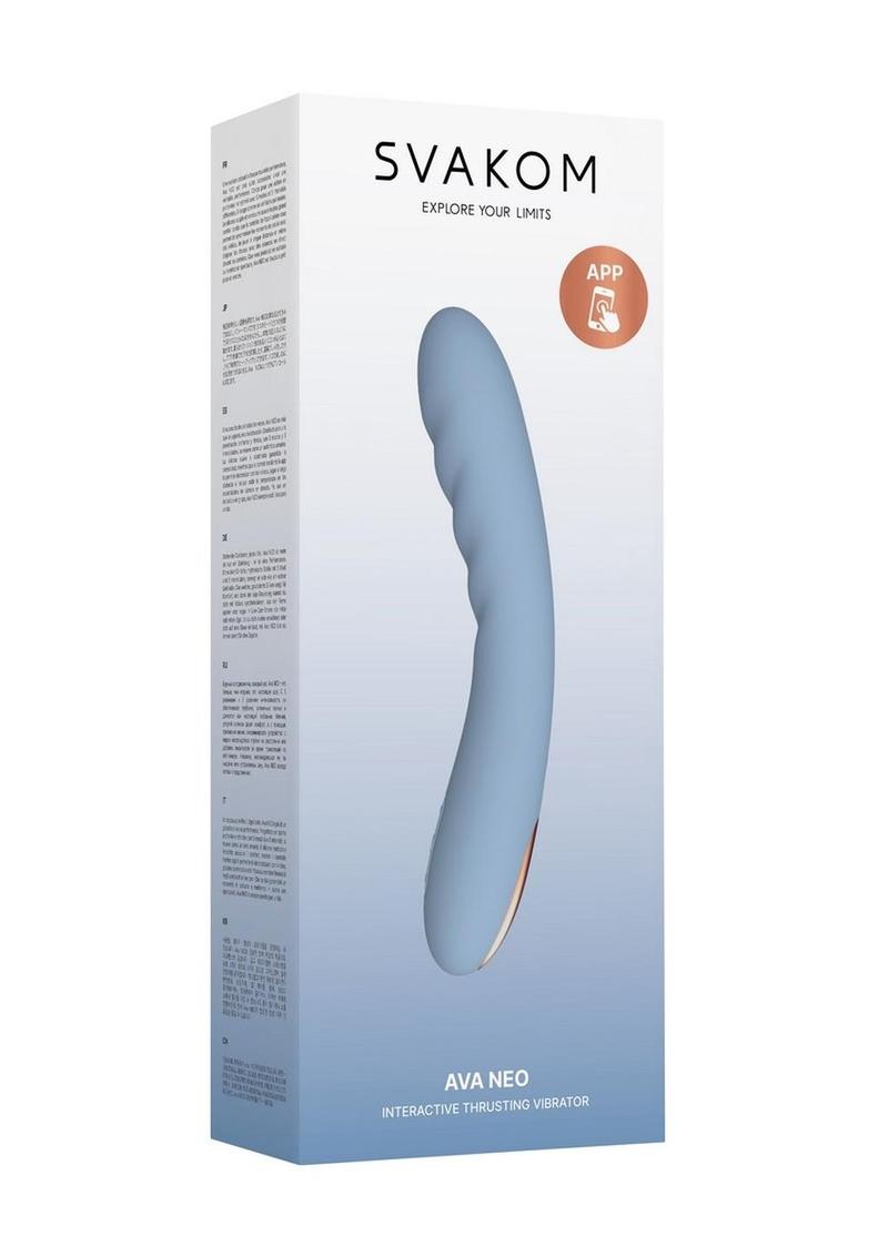 Svakom Ava Neo Rechargeable Silicone Vibrator with Remote