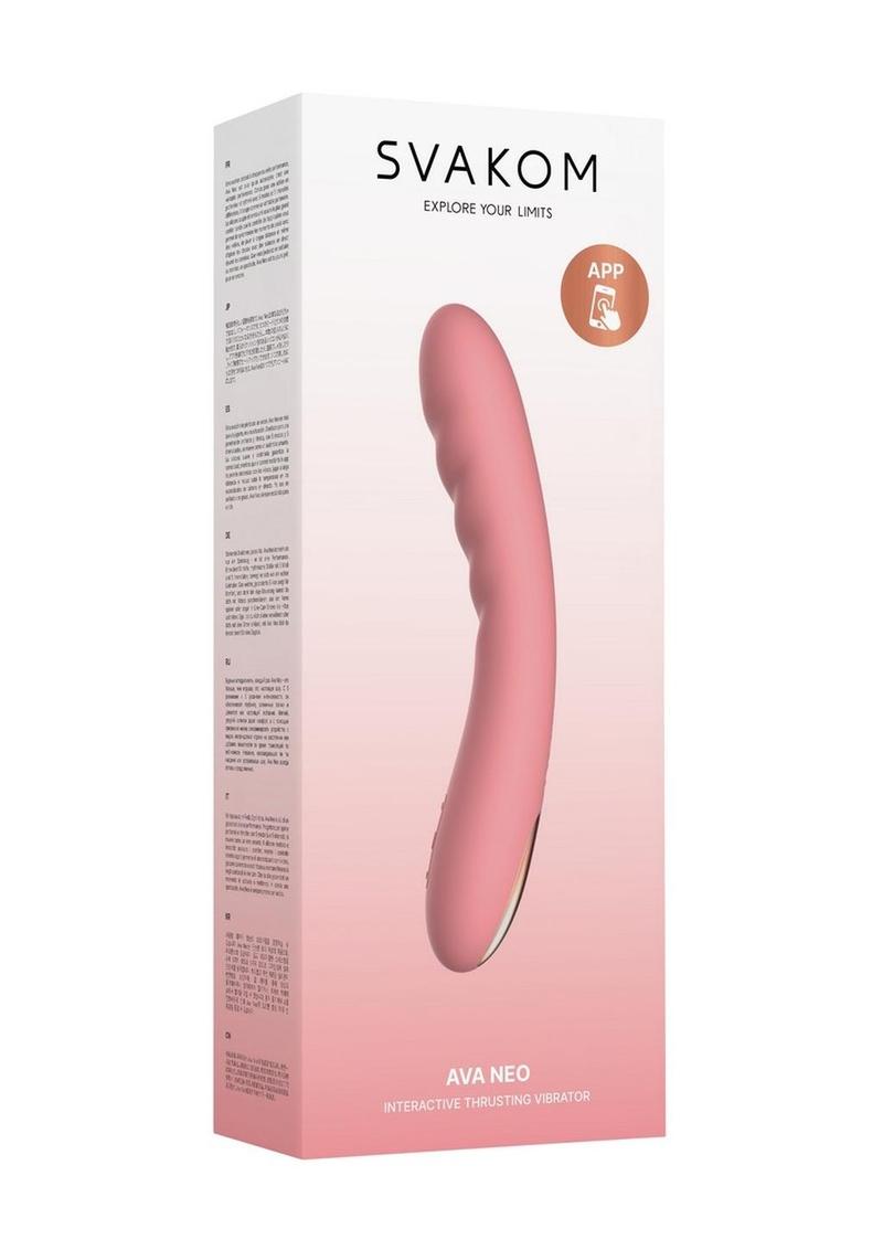 Svakom Ava Neo Rechargeable Silicone Vibrator with Remote